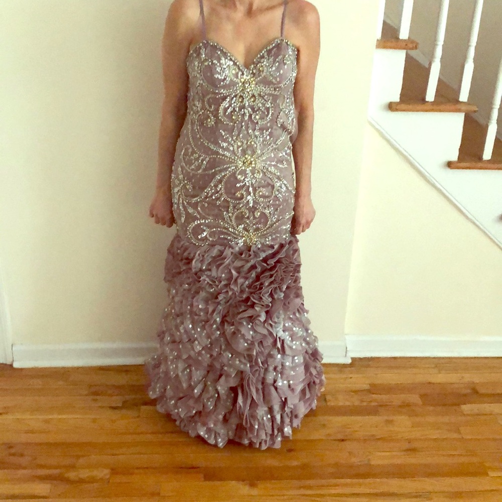 Gorgeous beaded mermaid gown